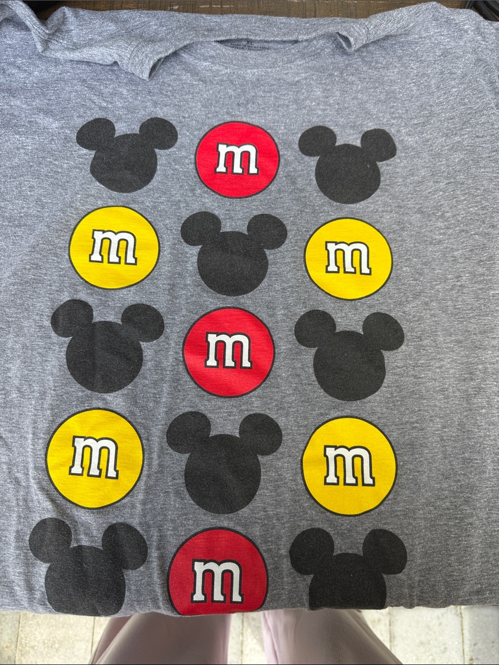 Disney Gray Heather Crewneck Tee